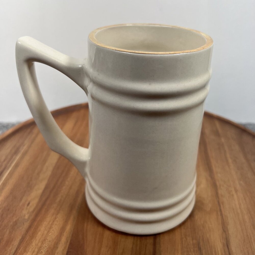 Vintage Harvard University Crimson VE RI TAS Off-White Gold W. C. Bunting Co Mug - Picture 4 of 13